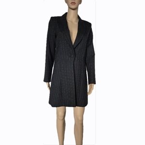 Reformation Gray Pin Stripped Blazer Jacket XS